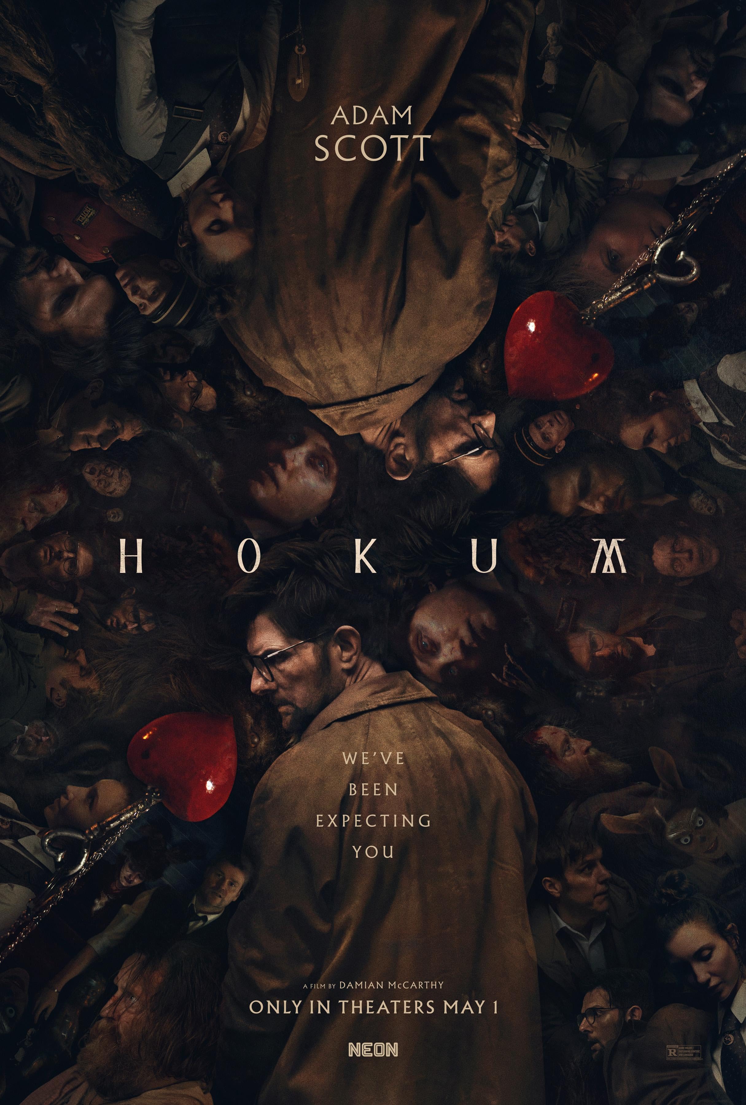 Hokum 2026 thriller starring Adam Scott