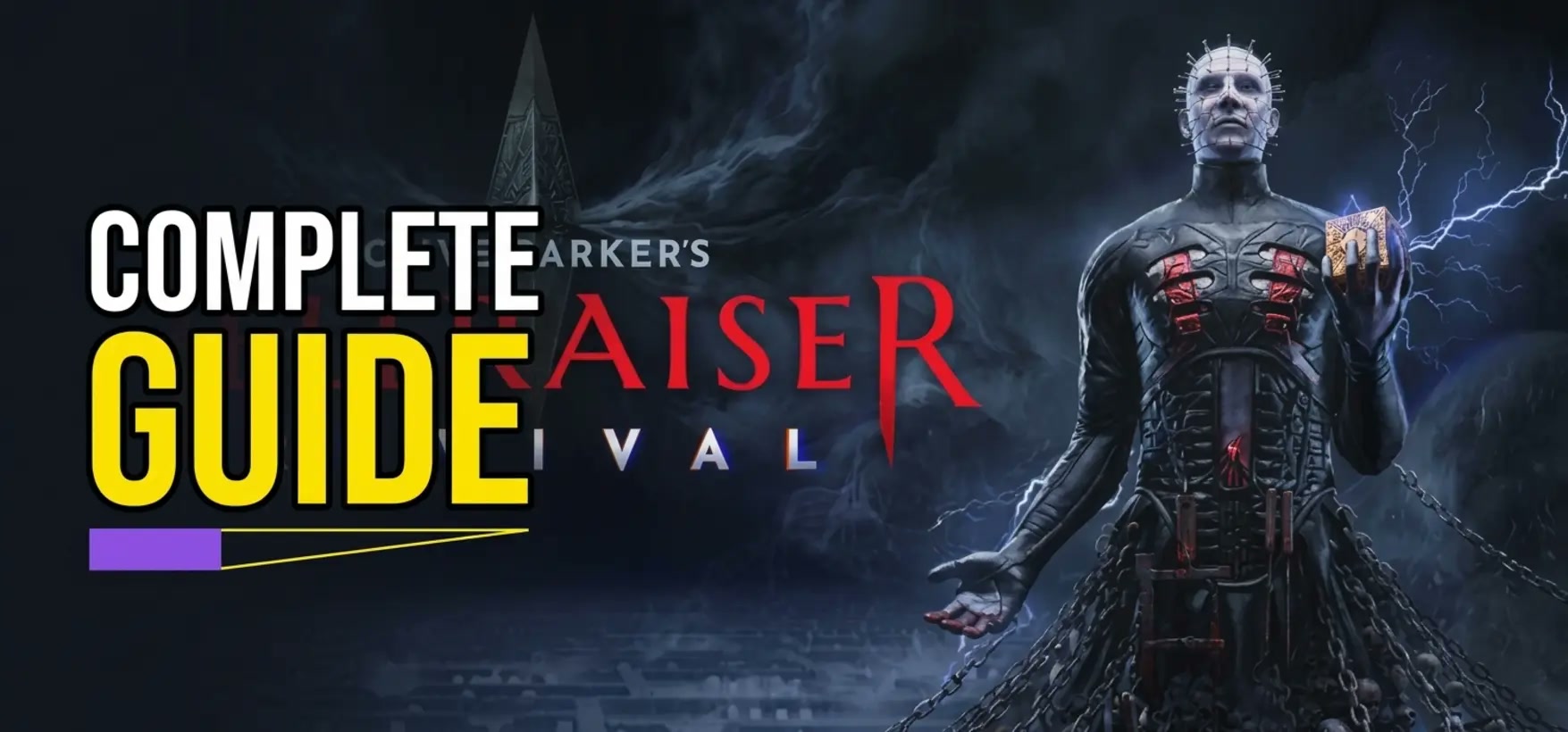 Hellraiser Revival key art showing the gothic horror atmosphere