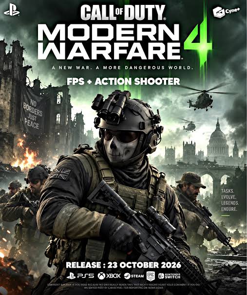 This week's Japanese game releases including Modern Warfare 4 and Final Fantasy Resonance