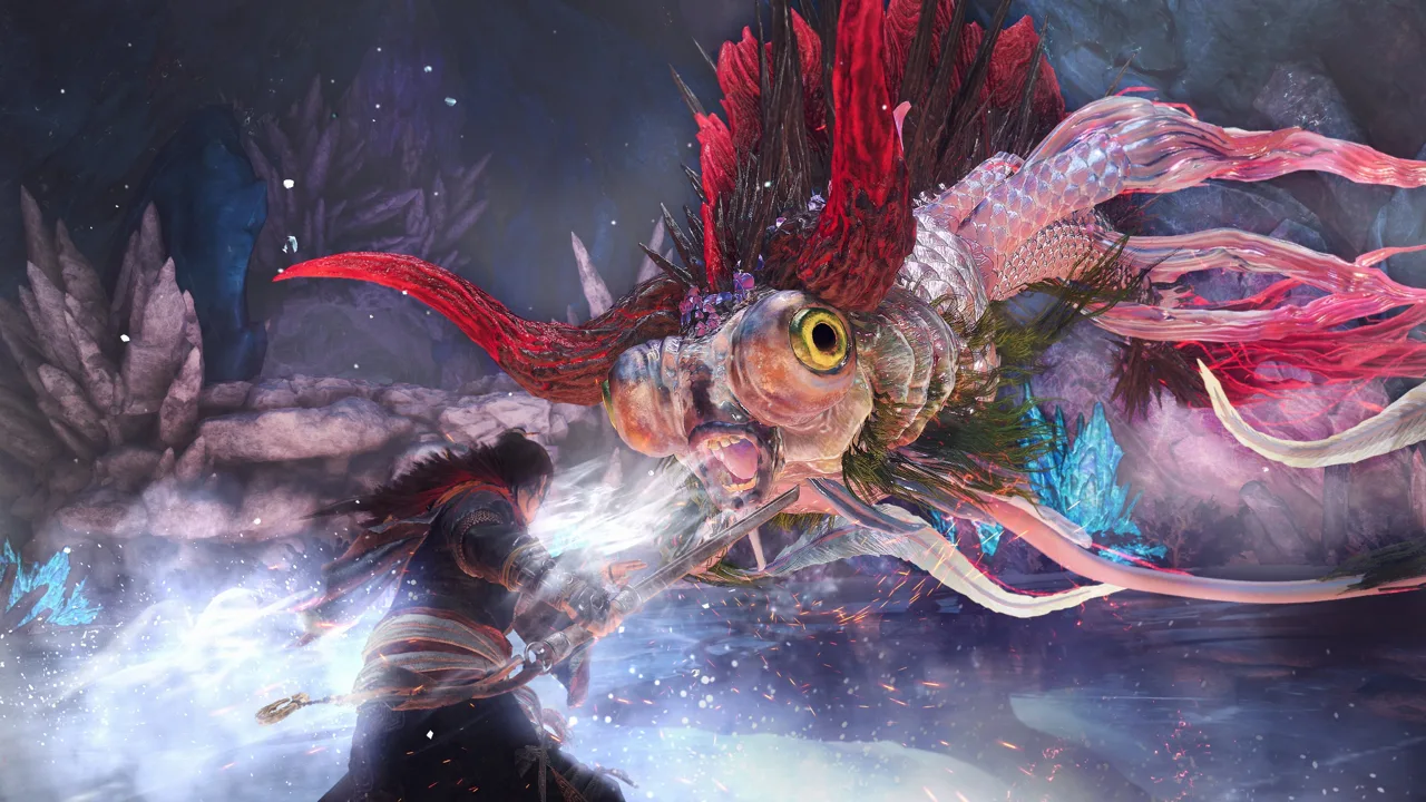 Wo Long 2 key art with a phoenix-and-sword motif