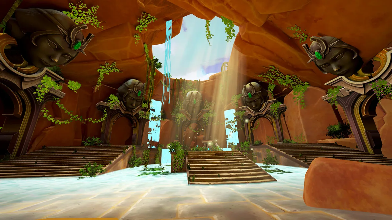 Zenith The Last City screenshot of a social hub with many players